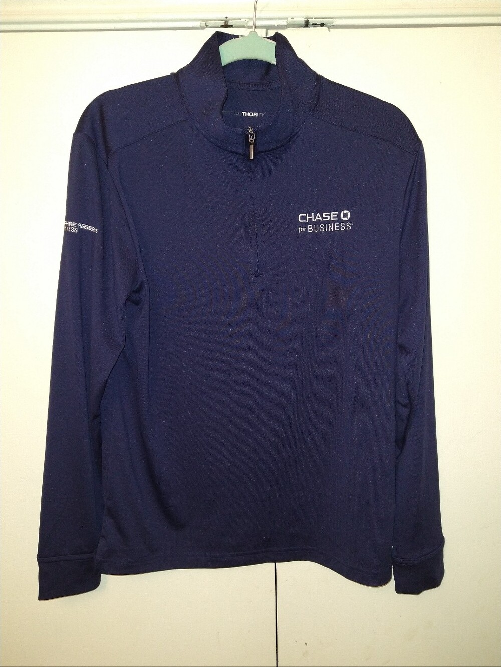 Port Authority Chase For Business Quarter Zip Pullover Men's sz Small.